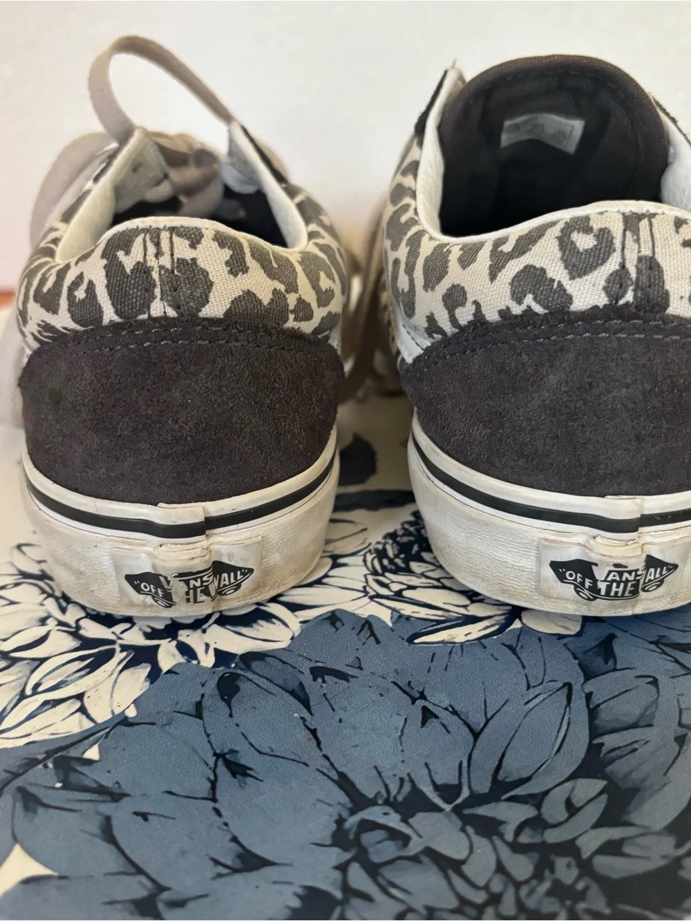 Vans Old Skool Leopard Print Sneakers 🖤🐆 Youth 4